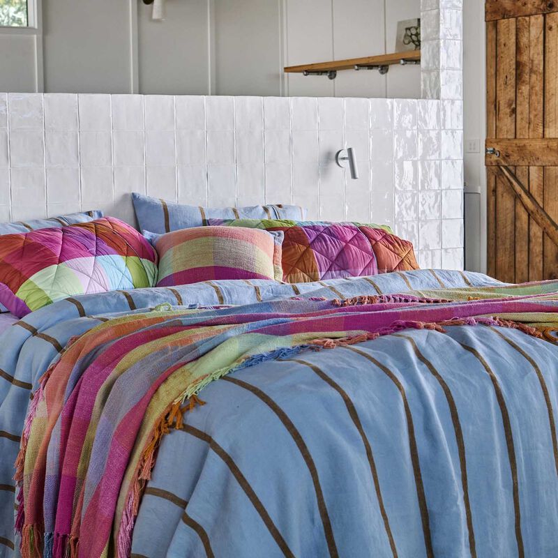 Kip&Co Ponza Tartan Woven Throw image number 1